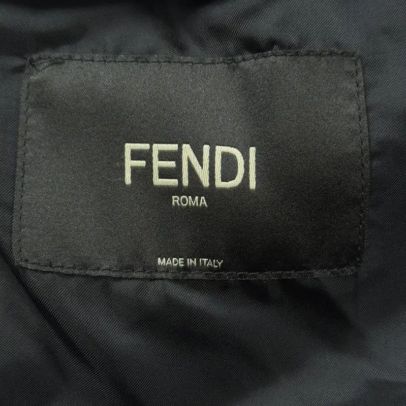 Fendi Fendi Black Wool Men's Jacket 0089 Size US M / EU 48-50 / 2 - 3 Thumbnail
