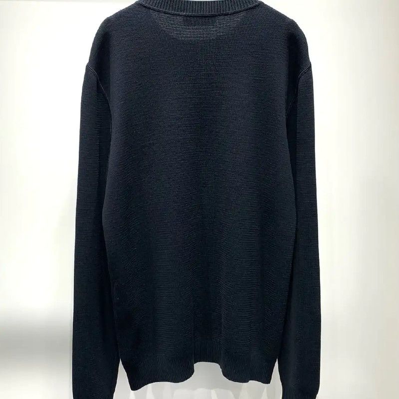 Fendi Fendi Men's Gray Wool Knit Sweater 0089 Size US L / EU 52-54 / 3 - 2 Thumbnail