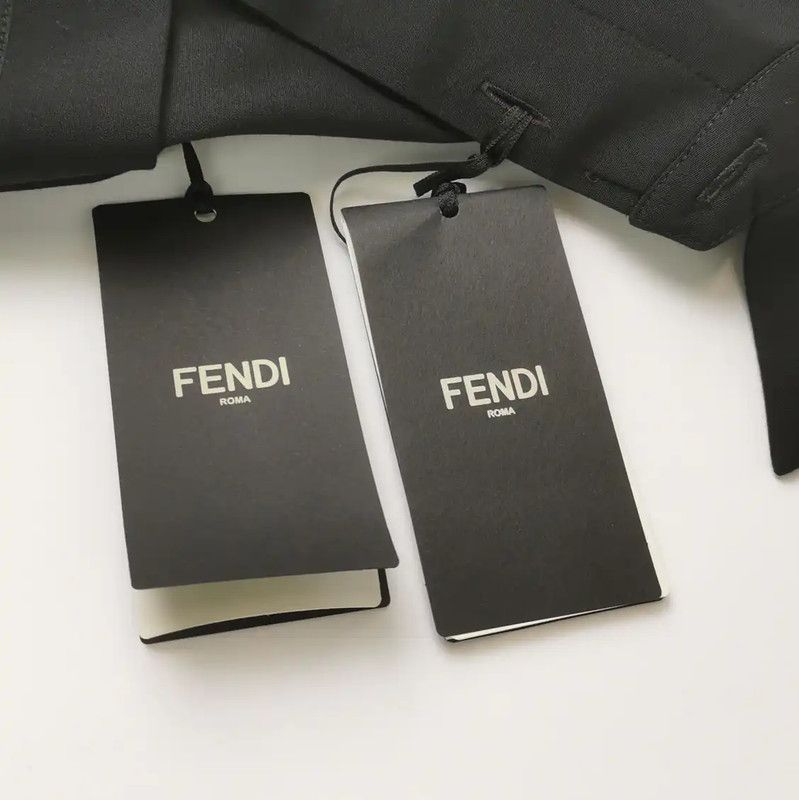 Fendi Fendi Black Polyester Logo Men's Jacket 0089 Size US M / EU 48-50 / 2 - 4 Thumbnail