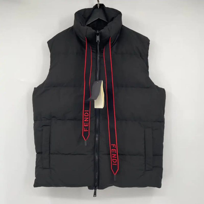 Fendi Fendi Colorblock Mens Short Down Vest 0089 Size US S / EU 44-46 / 1 - 3 Thumbnail