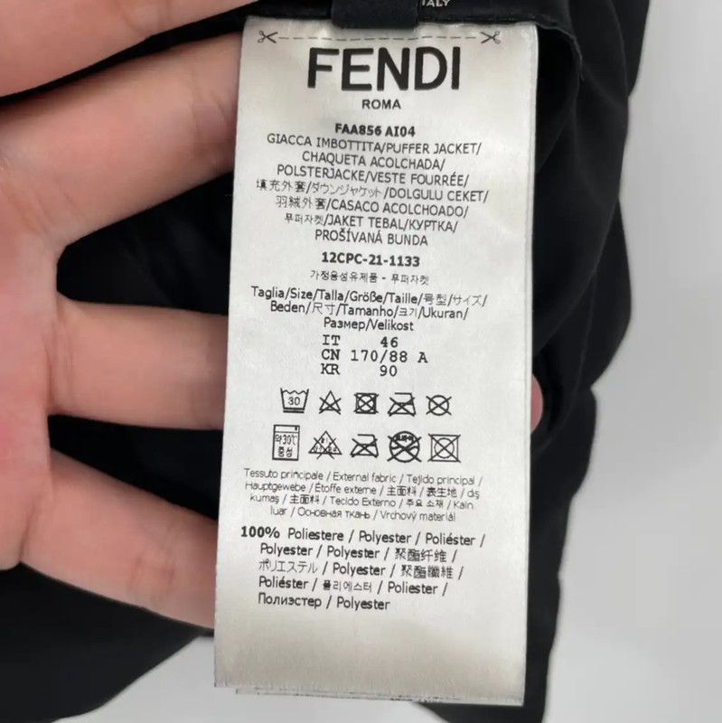 Fendi Fendi Colorblock Mens Short Down Vest 0089 Size US S / EU 44-46 / 1 - 6 Thumbnail