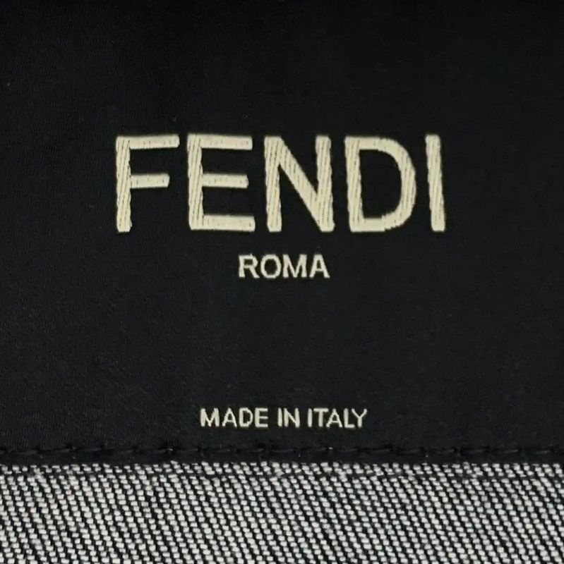Fendi Fendi Black Denim Jacket for Men 0089 Size US L / EU 52-54 / 3 - 7 Thumbnail