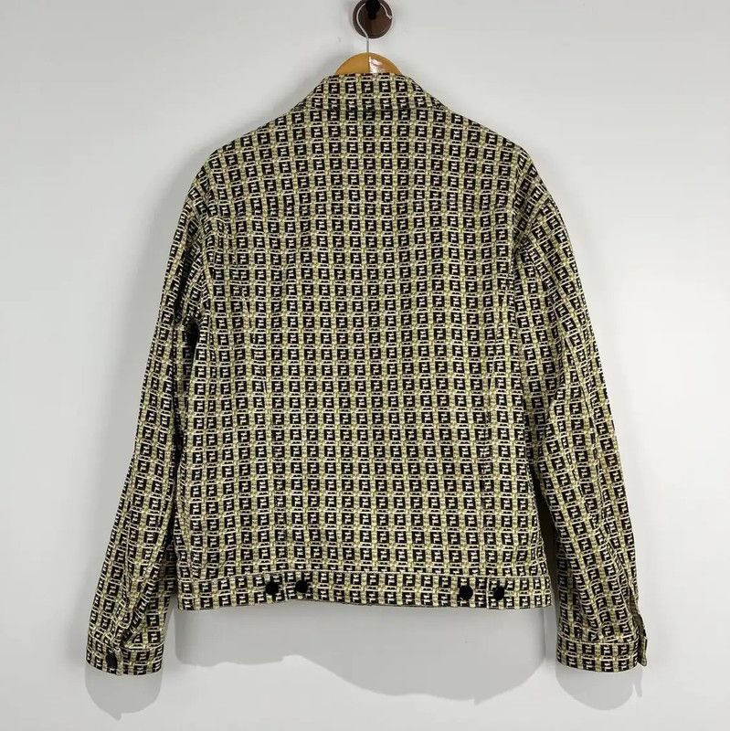 Fendi Fendi Men's Yellow Cotton Jacket 0089 Size US M / EU 48-50 / 2 - 2 Thumbnail