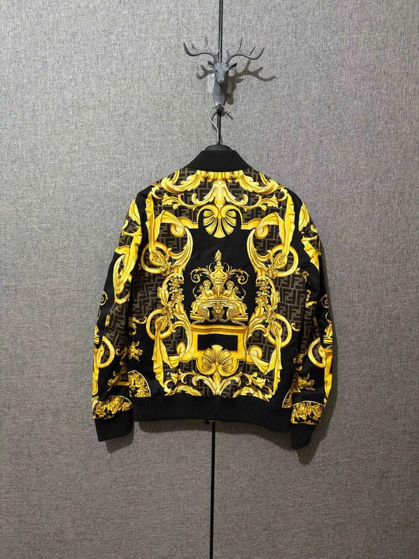 Fendi Fendi Colorful Cotton Printed Men's Jacket 0089 Size US M / EU 48-50 / 2 - 2 Thumbnail