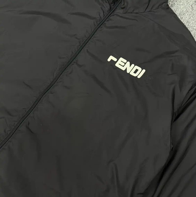 Fendi Fendi Black Men's Lightweight Outerwear Jacket 0089 Size US L / EU 52-54 / 3 - 3 Thumbnail