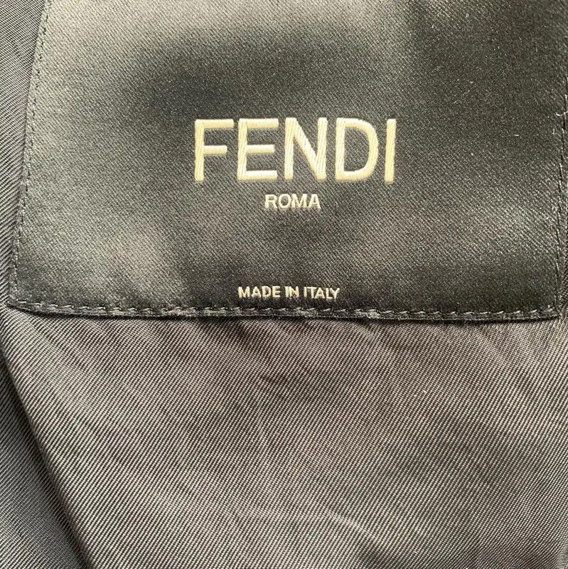 Fendi Fendi Black Cotton Men's Jacket 0089 Size US S / EU 44-46 / 1 - 6 Thumbnail