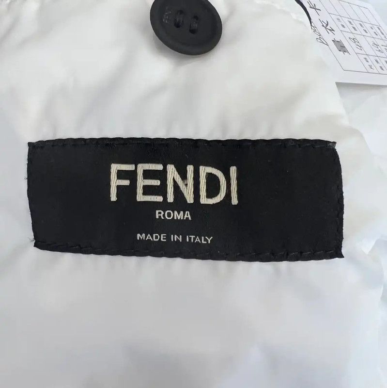 Fendi Fendi White Men's Outerwear Jacket 0089 Size US L / EU 52-54 / 3 - 5 Thumbnail