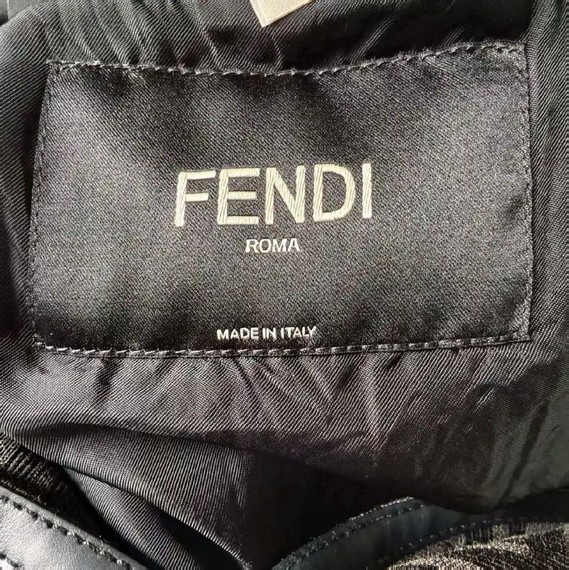 Fendi Fendi Black Casual Jacket for Men 0089 Size US XL / EU 56 / 4 - 4 Thumbnail