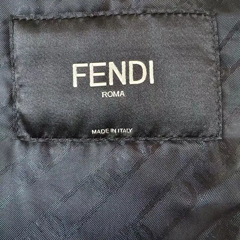 Fendi Fendi Cream Wool Men's Jacket 0089 Size US S / EU 44-46 / 1 - 3 Thumbnail