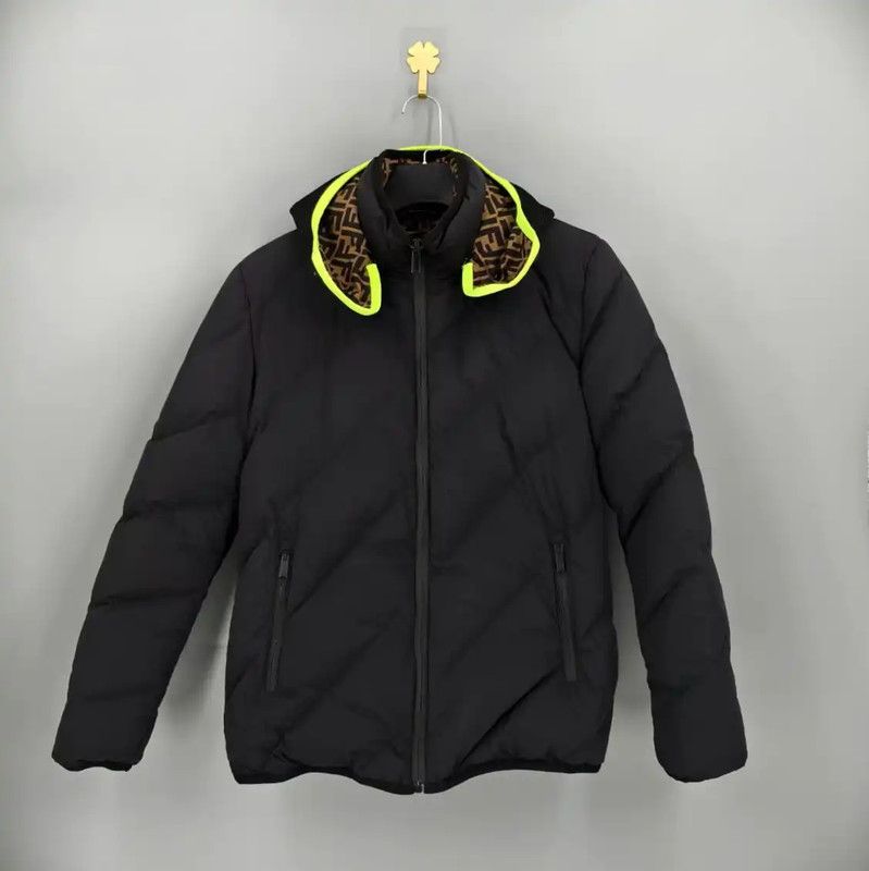 Fendi Fendi Karki Color Down Jacket for Men 0089 Size US XS / EU 42 / 0 - 3 Thumbnail