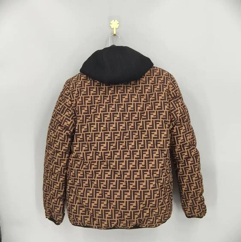 Fendi Fendi Karki Color Down Jacket for Men 0089 Size US XS / EU 42 / 0 - 2 Thumbnail
