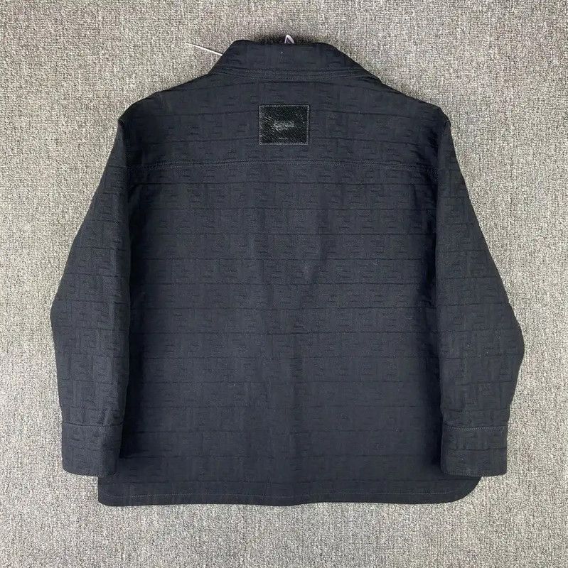 Fendi Fendi Black Leather Men's Outerwear Jacket 0089 Size US L / EU 52-54 / 3 - 2 Thumbnail