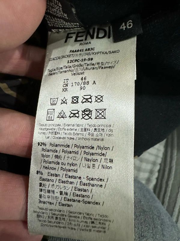 Fendi Fendi Multi-Color Men’s Down Jacket 0089 Size US S / EU 44-46 / 1 - 5 Thumbnail