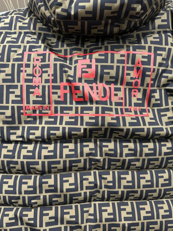 Fendi Fendi Multi-Color Men’s Down Jacket 0089 Size US S / EU 44-46 / 1 - 3 Thumbnail