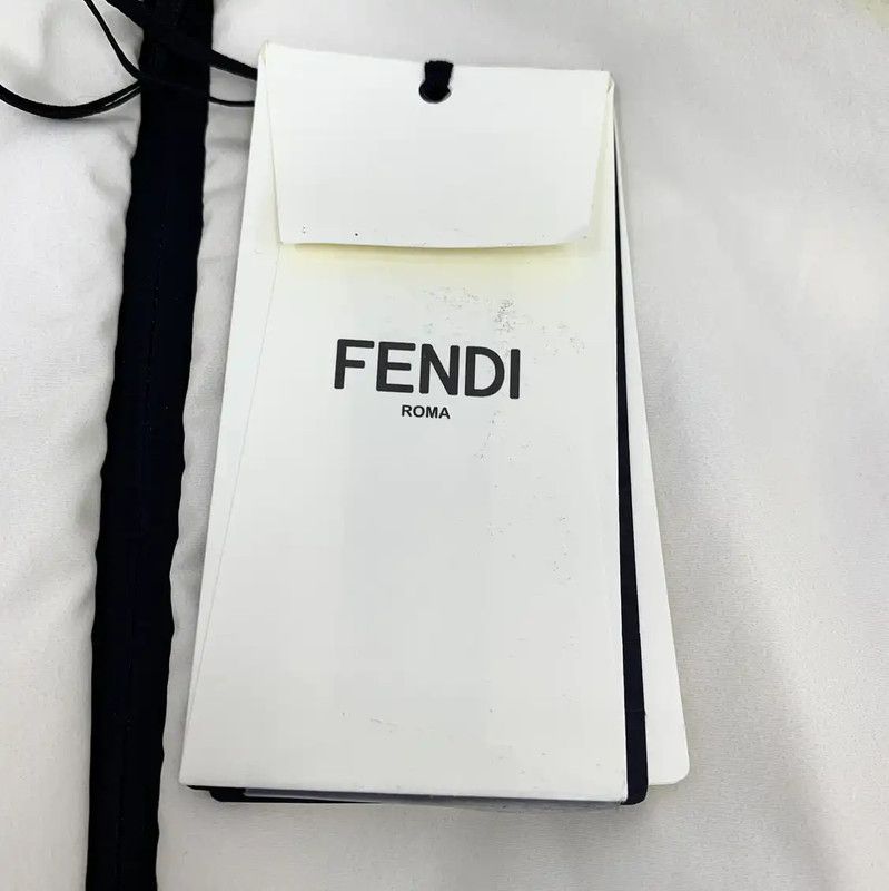Fendi Fendi Black Abstract Patterned Zip-Up Jacket 0089 Size US L / EU 52-54 / 3 - 6 Thumbnail