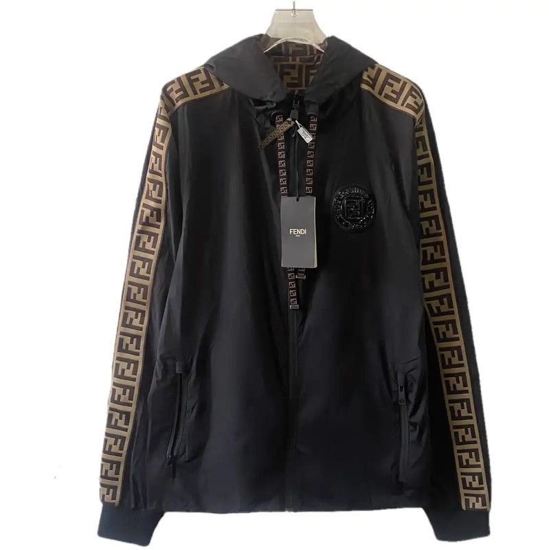 Fendi Colorblock Nylon Jacket for Men 0089