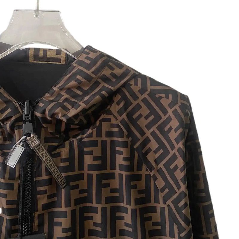Fendi Fendi Colorblock Nylon Jacket for Men 0089 Size US XS / EU 42 / 0 - 4 Thumbnail