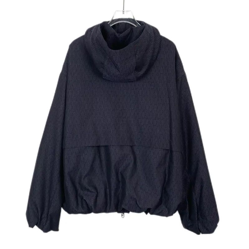 Fendi Fendi Men's Navy Wool Jacket 0089 Size US L / EU 52-54 / 3 - 2 Thumbnail
