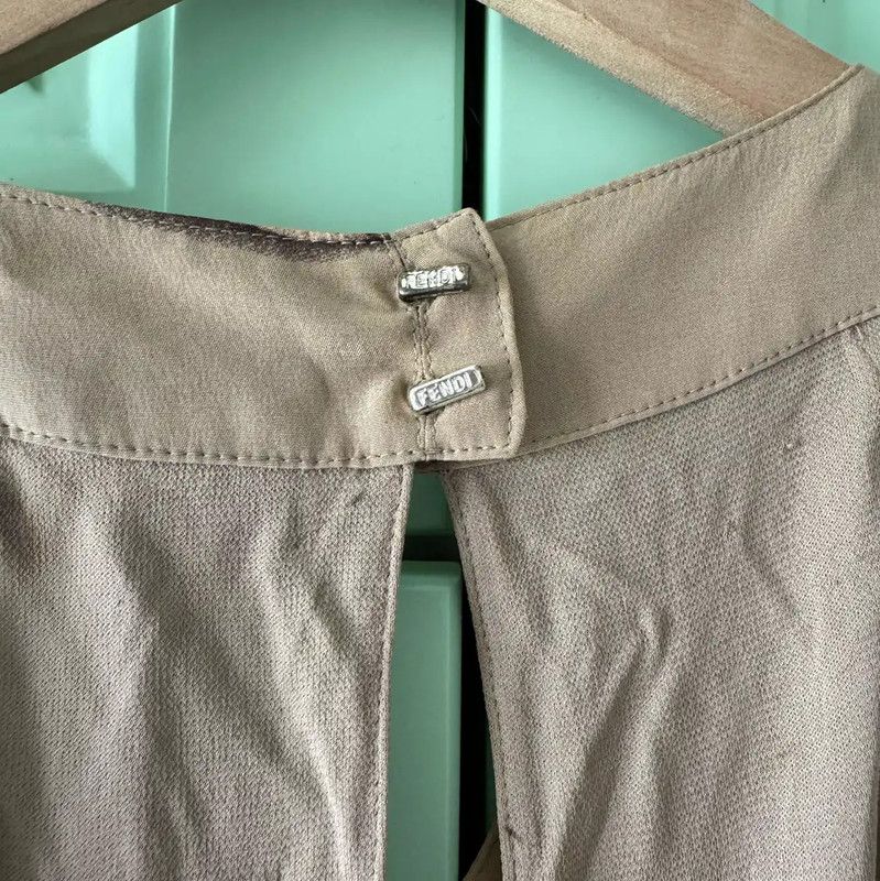Fendi Fendi Brown Cotton Women's T-Shirt Size XS 0089 Size XS / US 0-2 / IT 36-38 - 8 Thumbnail
