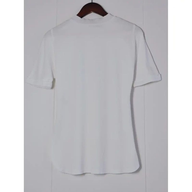 Fendi Fendi White Cotton XS Women's T-Shirt 0089 Size XS / US 0-2 / IT 36-38 - 2 Thumbnail