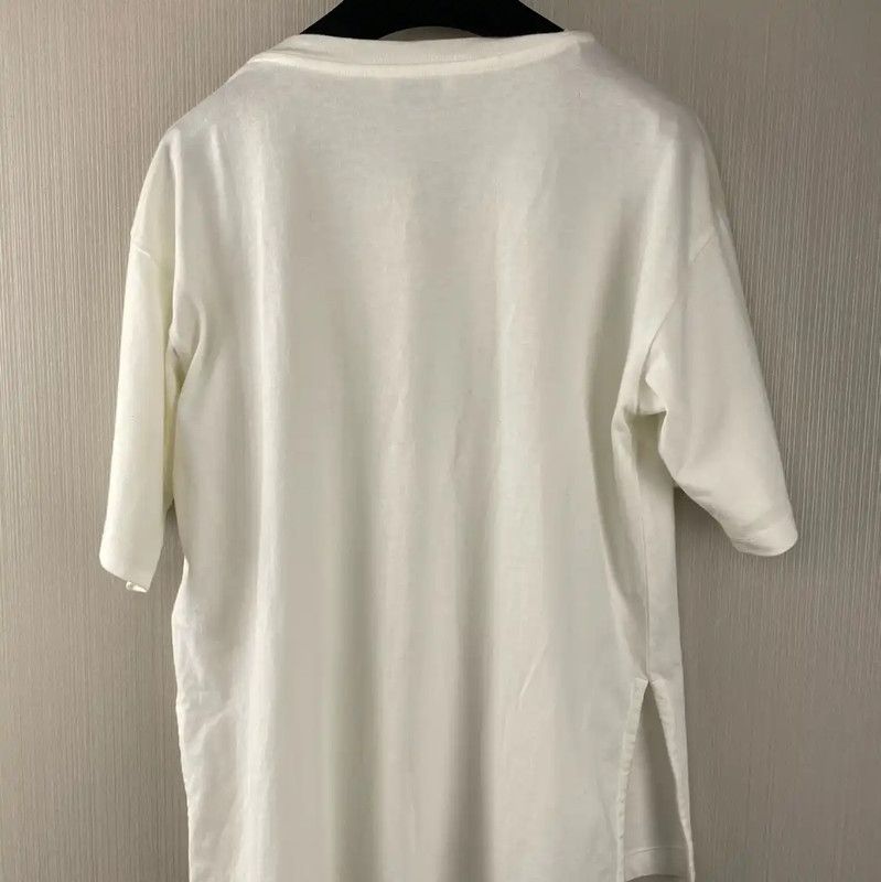 Fendi Fendi Women's White Cotton T-Shirt with Design 0089 Size XXS / US 00 / IT 34 - 2 Thumbnail