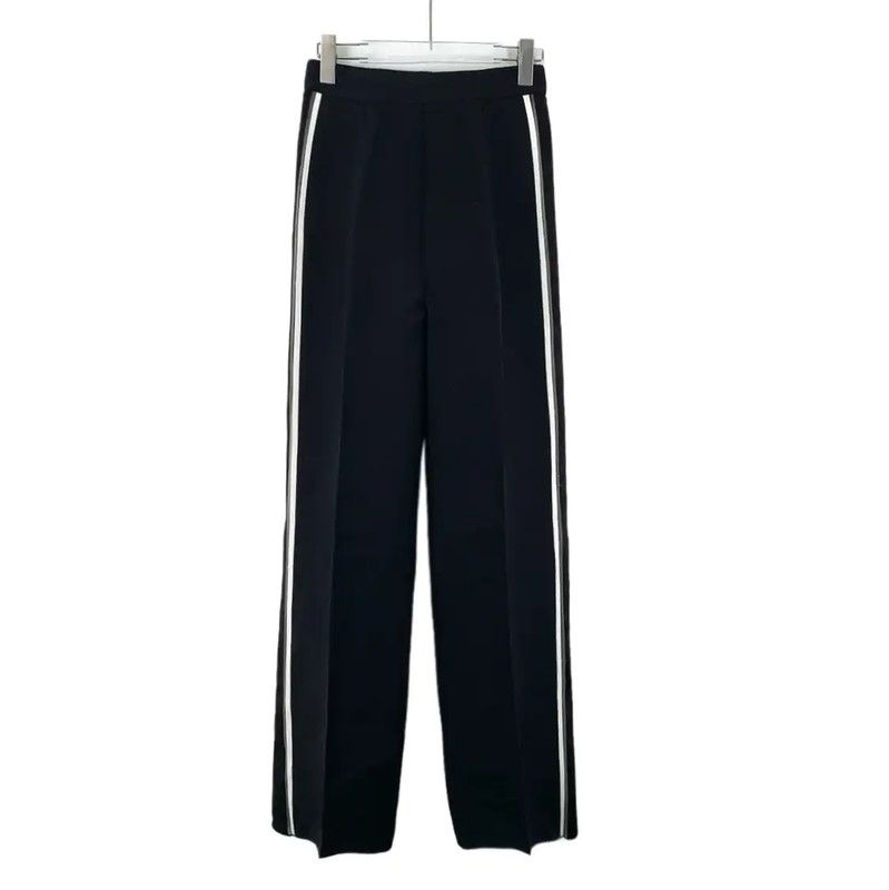 Fendi Fendi Black Cotton Women's Casual Pants 0089 Size 23" - 2 Thumbnail
