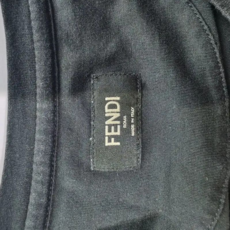 Fendi Fendi Black Cotton T-Shirt for Women 0089 Size XL / US 12-14 / IT 48-50 - 4 Thumbnail