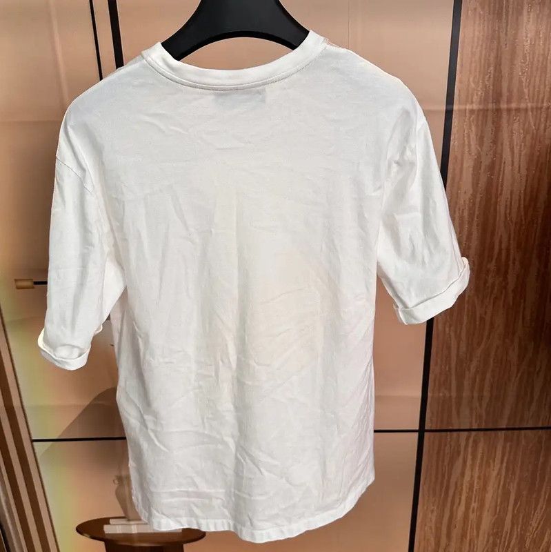 Fendi Fendi Women's Graphic Cotton T-Shirt M Size 0089 Size M / US 6-8 / IT 42-44 - 2 Thumbnail