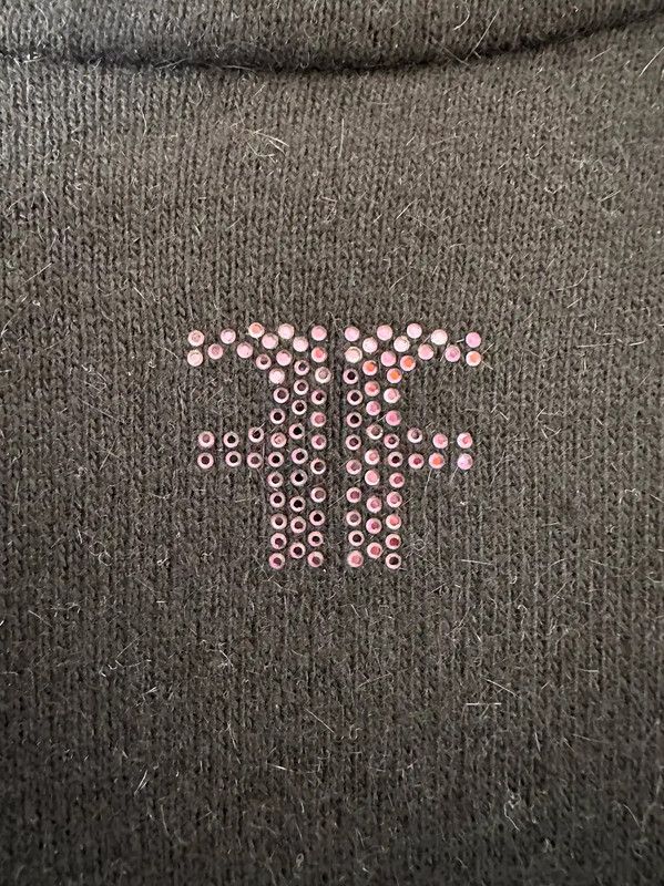Fendi Fendi Black Wool Knit Pullover Sweater 0089 Size XL / US 12-14 / IT 48-50 - 3 Thumbnail