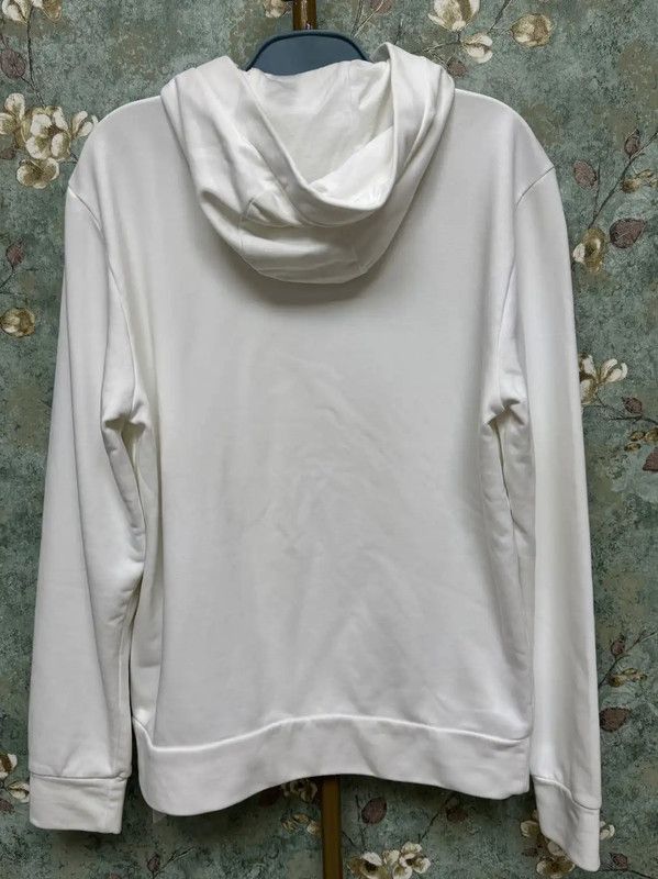 Fendi Fendi Women's White Cotton Hoodie Sweatshirt 0089 Size M / US 6-8 / IT 42-44 - 2 Thumbnail