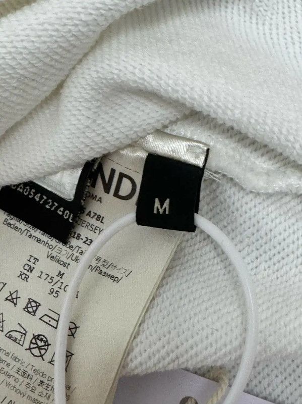 Fendi Fendi Women's White Cotton Hoodie Sweatshirt 0089 Size M / US 6-8 / IT 42-44 - 8 Thumbnail