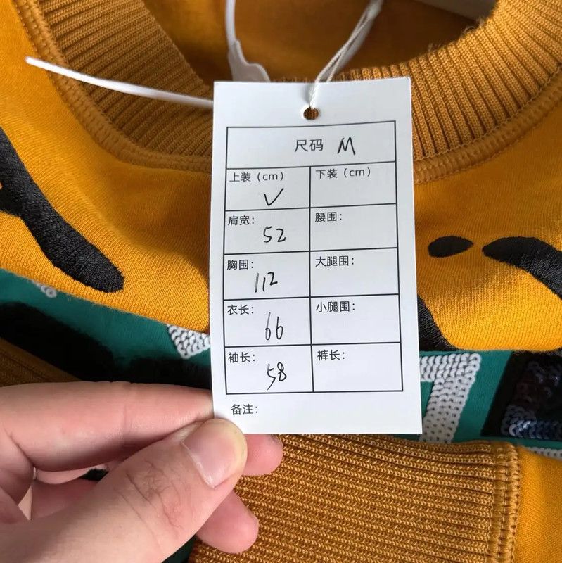 Fendi Fendi Yellow Cotton Women's Sweatshirt 0089 Size M / US 6-8 / IT 42-44 - 7 Thumbnail