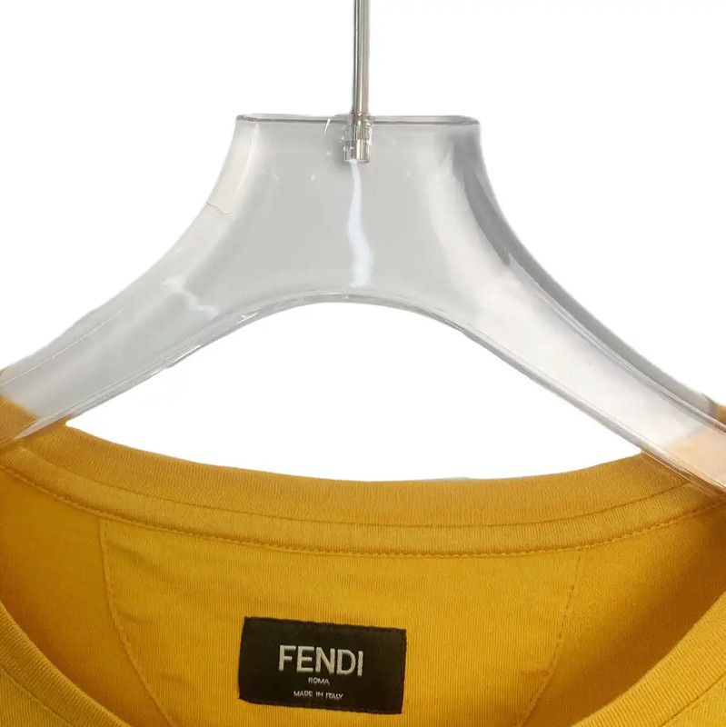 Fendi Fendi Yellow Graphic Women's T-Shirt 0089 Size S / US 4 / IT 40 - 3 Thumbnail