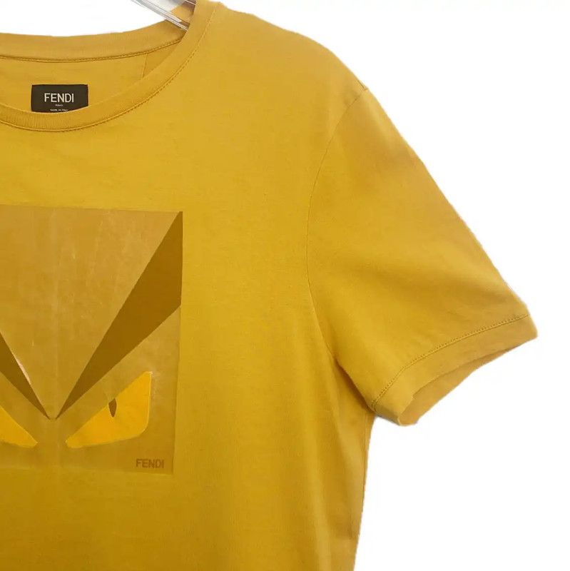 Fendi Fendi Yellow Graphic Women's T-Shirt 0089 Size S / US 4 / IT 40 - 4 Thumbnail
