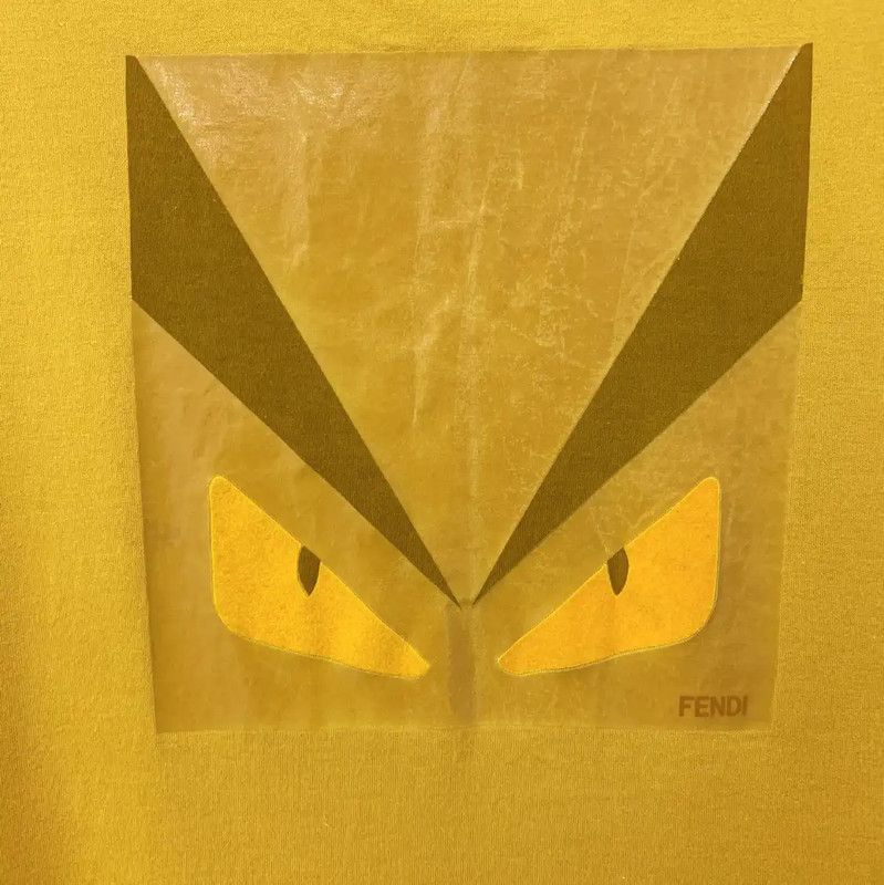Fendi Fendi Yellow Graphic Women's T-Shirt 0089 Size S / US 4 / IT 40 - 6 Thumbnail
