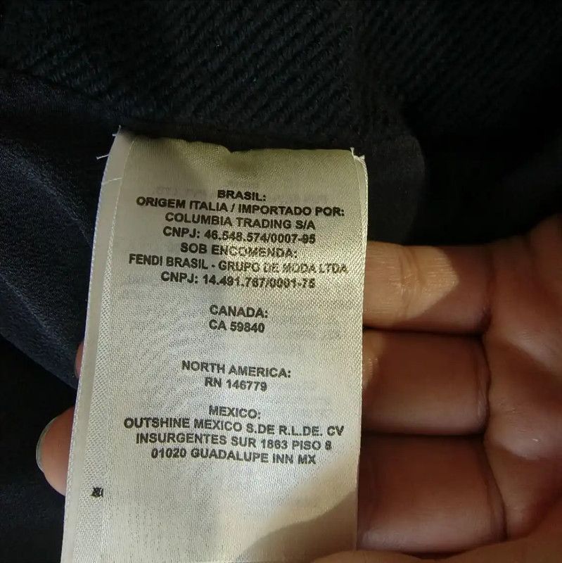 Fendi Fendi Women's Black Cotton Hoodie with Logo 0089 Size L / US 10 / IT 46 - 10 Thumbnail