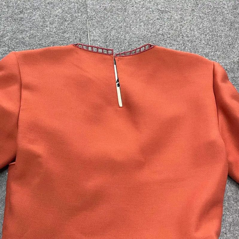 Fendi Fendi Women's Long Sleeve Color Block Dress 0089 Size S / US 4 / IT 40 - 7 Thumbnail