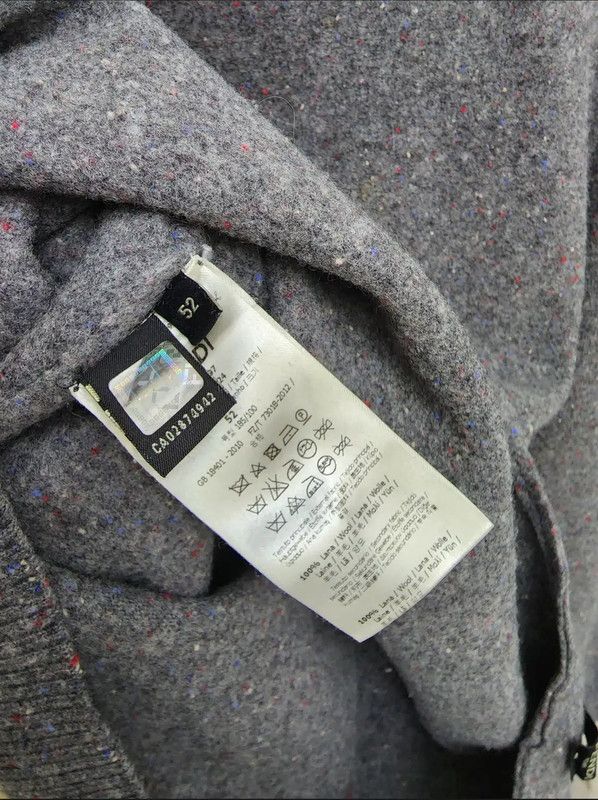 Fendi Fendi Gray Wool Long Sleeve Sweater for Women 0089 Size S / US 4 / IT 40 - 5 Thumbnail