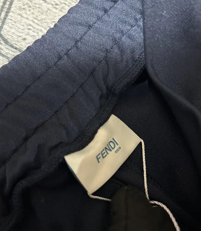 Fendi Fendi Deep Blue Logo Women's Casual Pants 0089 Size 23" - 4 Thumbnail