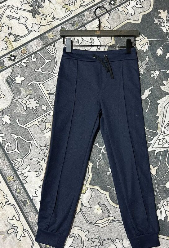 Fendi Fendi Deep Blue Logo Women's Casual Pants 0089 Size 23" - 2 Thumbnail