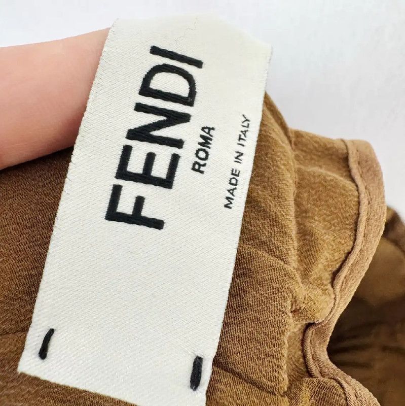 Fendi Fendi Orange Women's Shorts Size S 0089 Size 23" - 3 Thumbnail