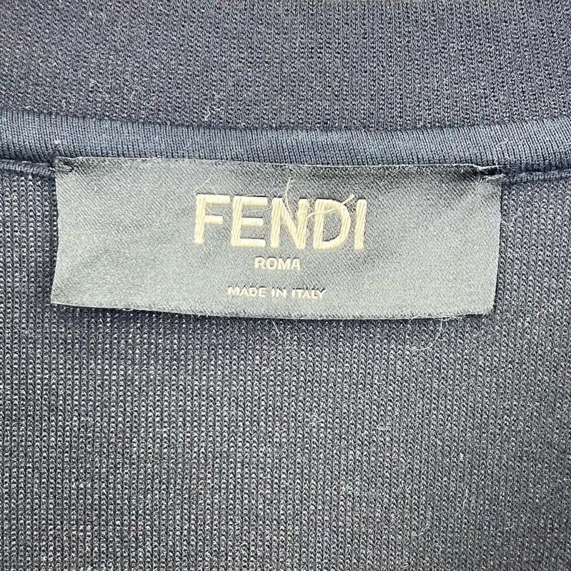 Fendi Fendi Black Cotton Women's Sweatshirt M Size 0089 Size M / US 6-8 / IT 42-44 - 3 Thumbnail