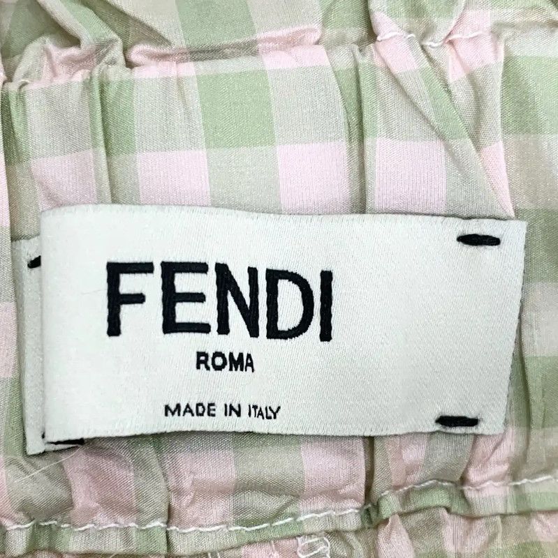 Fendi Fendi Green Silk Women's Shorts 0089 Size 23" - 5 Thumbnail