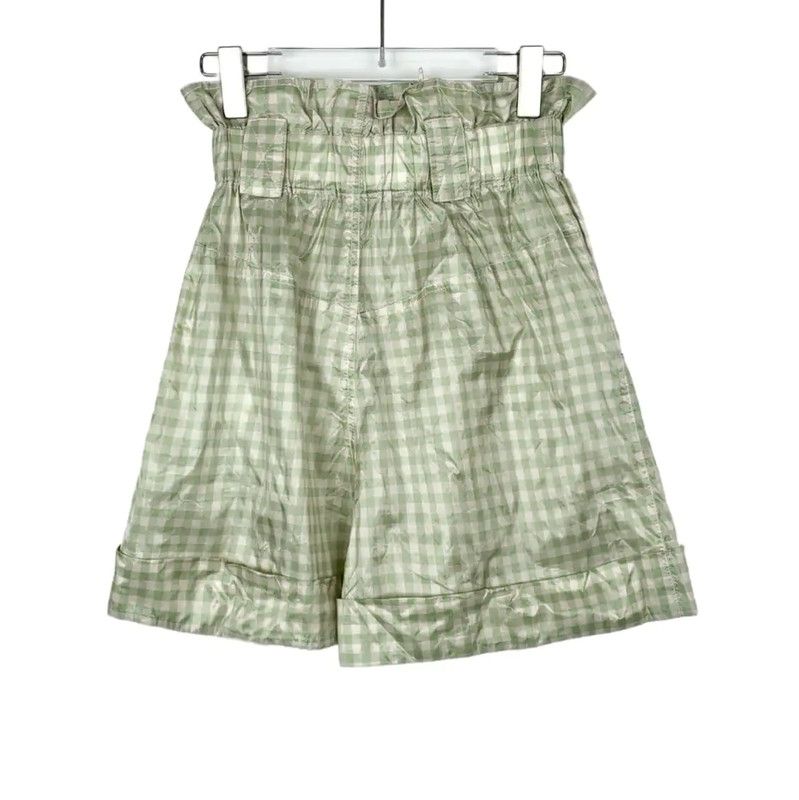 Fendi Fendi Green Silk Women's Shorts 0089 Size 23" - 2 Thumbnail