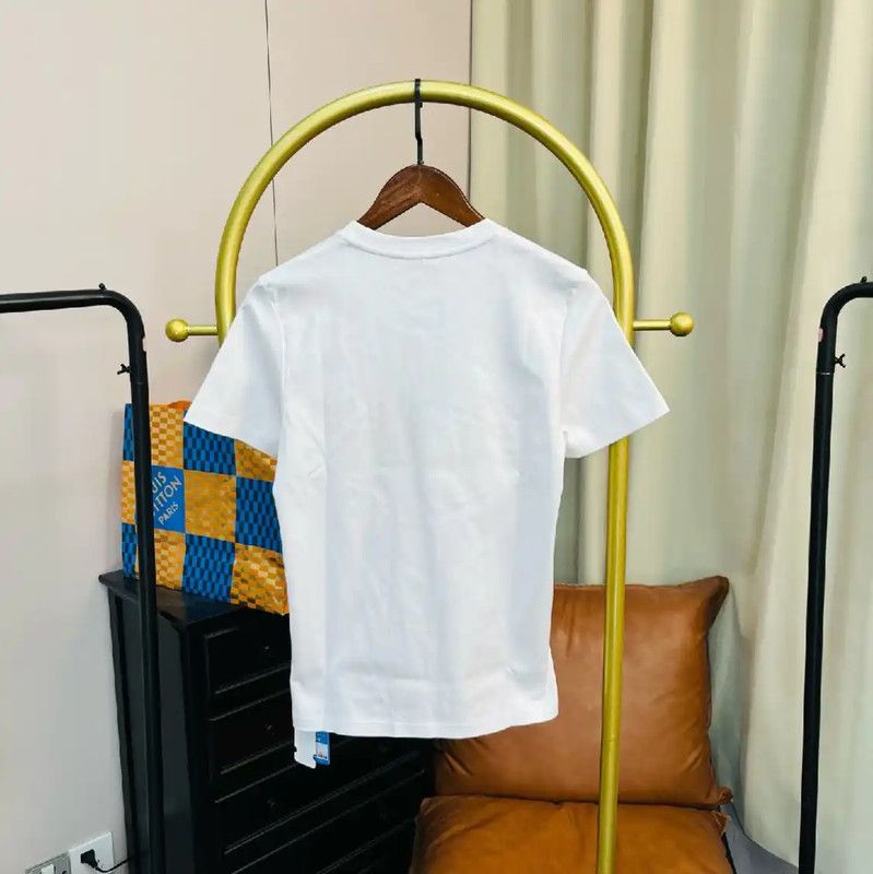 Fendi Fendi Women's Cotton T-Shirt in White 0089 Size M / US 6-8 / IT 42-44 - 2 Thumbnail