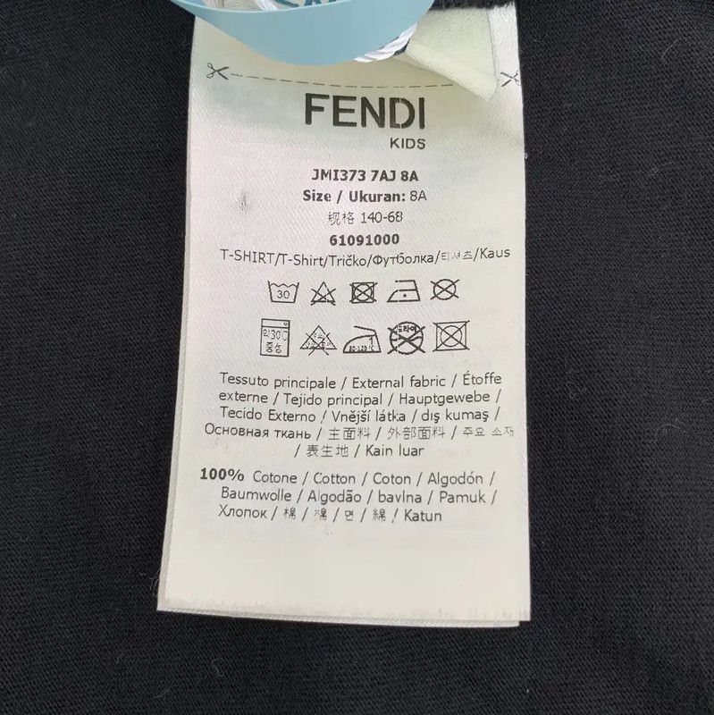 Fendi Fendi Black Cotton Women's T-Shirt 0089 Size S / US 4 / IT 40 - 7 Thumbnail