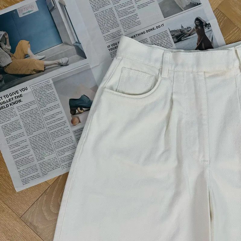 Fendi Fendi Women's White Shorts Size S 0089 Size 23" - 3 Thumbnail