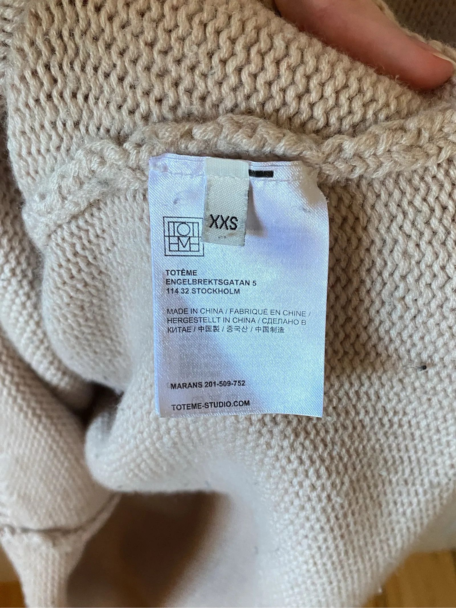 Toteme Toteme Marans Sweater Size XXS / US 00 / IT 34 - 3 Thumbnail