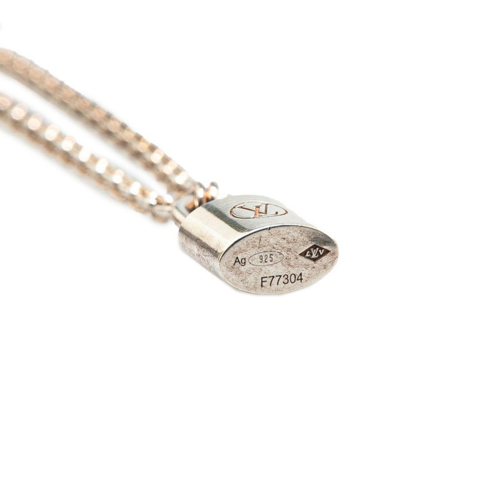 Louis Vuitton Louis Vuitton UNICEF Lockit Bracelet Q95450 SV925 Silver Women's LOUIS VUITTON Size ONE SIZE - 6 Thumbnail