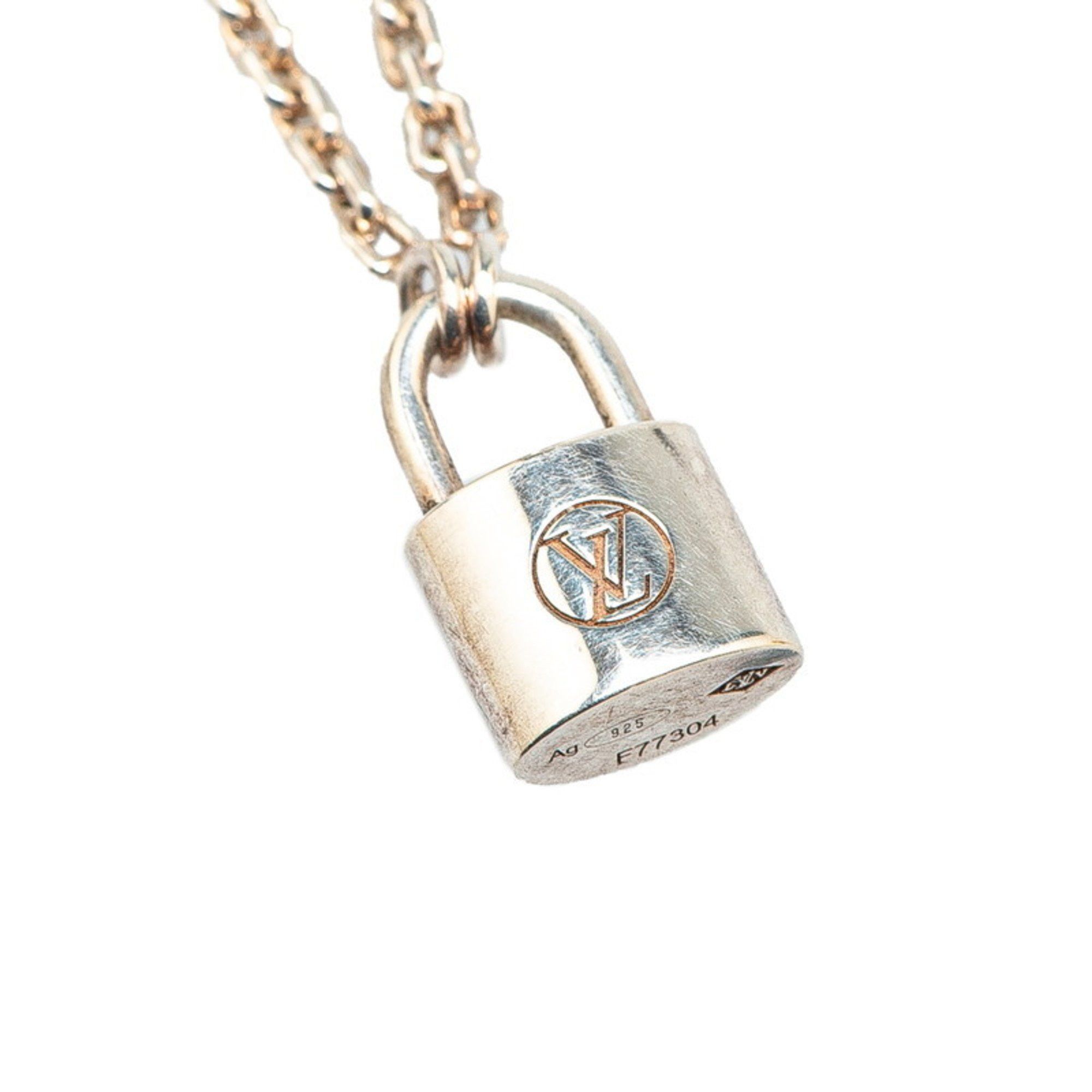 Louis Vuitton Louis Vuitton UNICEF Lockit Bracelet Q95450 SV925 Silver Women's LOUIS VUITTON Size ONE SIZE - 4 Thumbnail